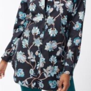Chico's Multicolor Floral Blouse